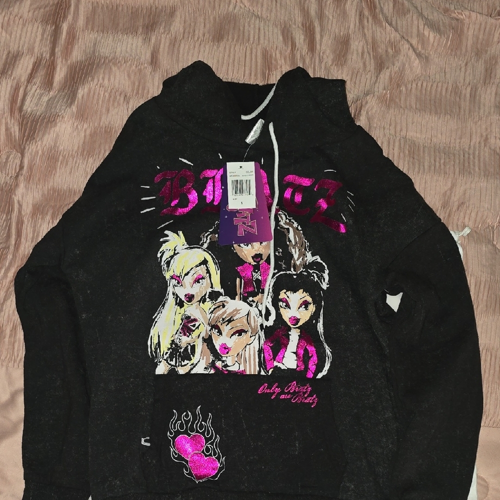 Bratz Black Hoodie Jacket
